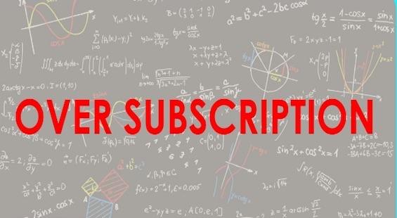 RIL'S rights issue of Rs 53,124 crore oversubscribed