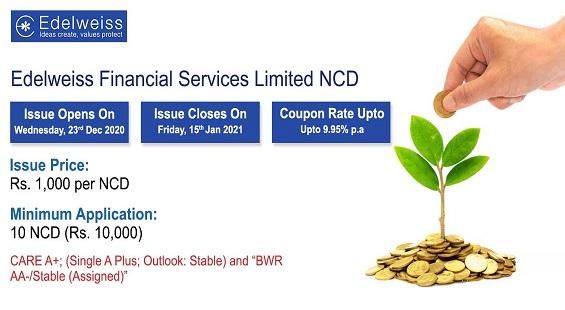 Edelweiss Financial Services NCD offers 9.95 per cent coupon