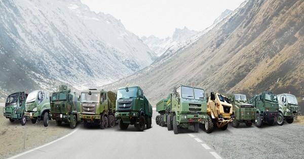 Ashok Leyland shines on delivering first light bulletproof vehicle to Indian Air Force