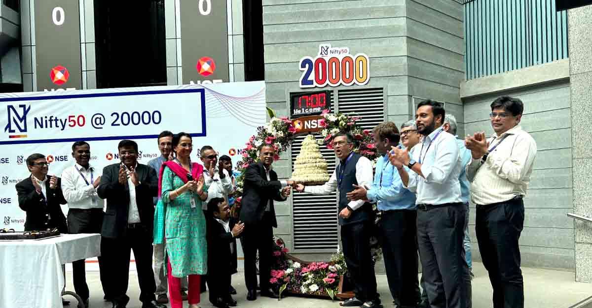 Historic milestone: Nifty breaks 20,000 barrier in ongoing bull market!