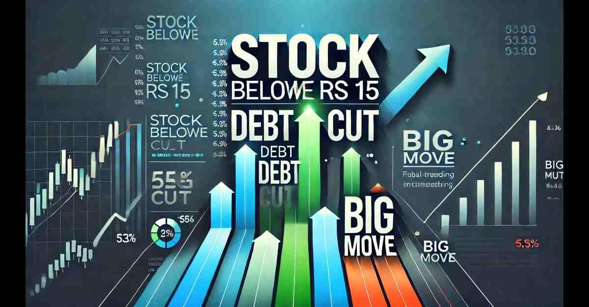 Stock Below Rs 15 Trades at a Discount to Book Value: One-Time Settlement Reduces Debt – Is a Big Move Ahead Like PC Jeweller?