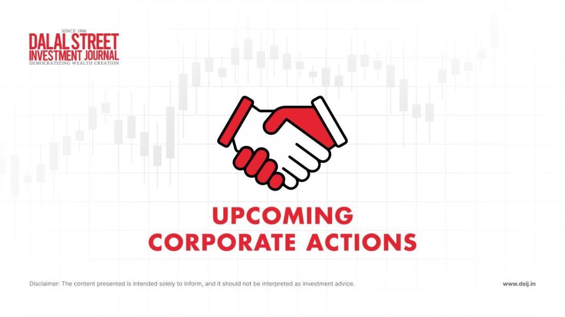 Upcoming Corporate Actions for the Week Starting September 23, 2024