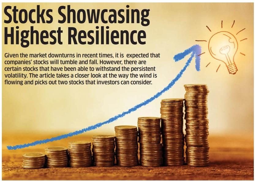 Stocks Showcasing Highest Resilience