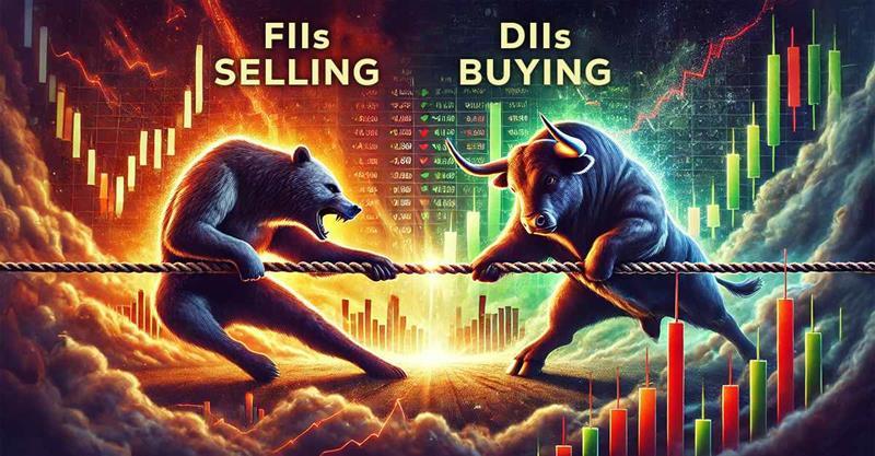 The FII-DII Tug of War: Understanding the Market Paradox
