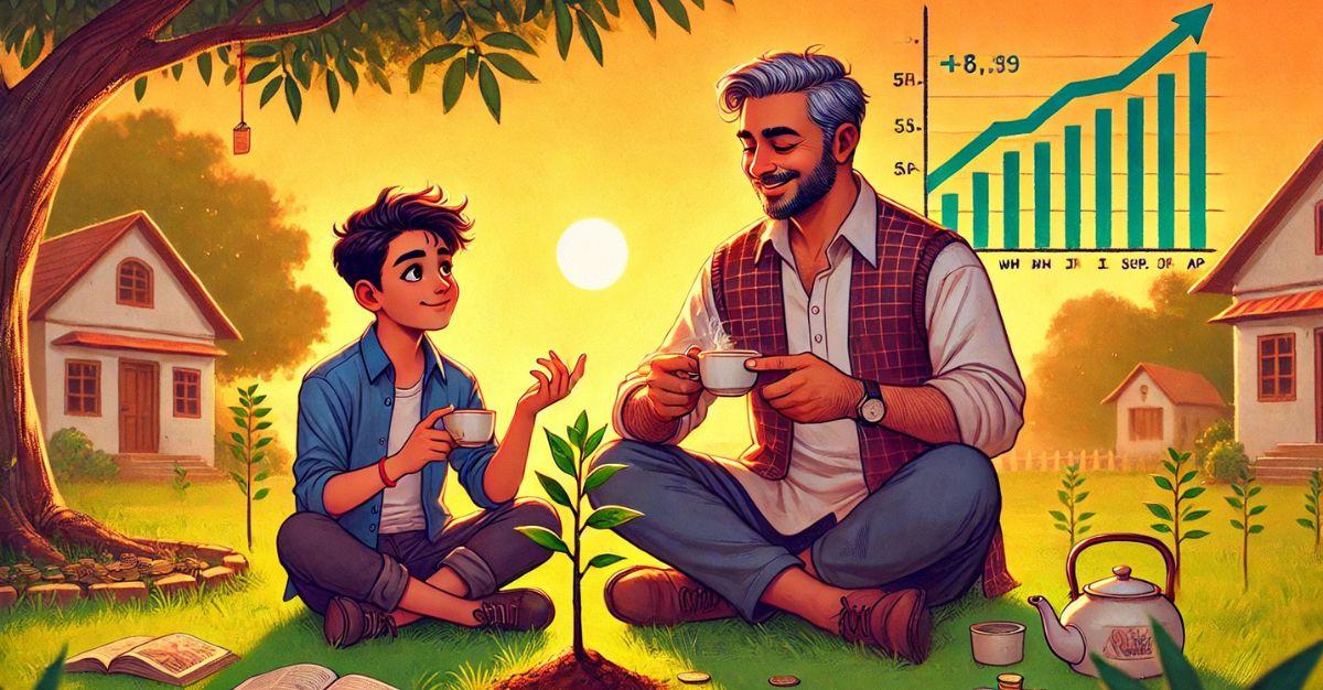From Seeds to Trees: A Father & Son Story on Saving Money for the Future