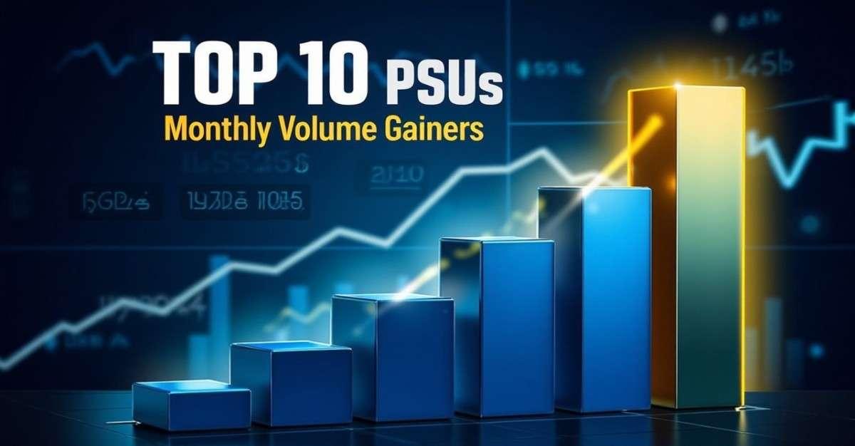 Highest Volume in 1-month: Top 10 PSU stocks recorded their highest volume in one-month; watch out!