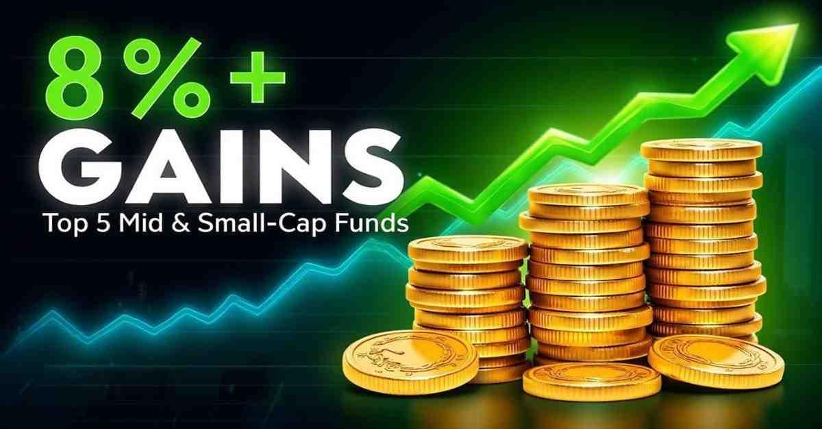 Top Five Mid-Cap and Small-Cap Mutual Funds That Gained Over 8 Per cent in Last Week