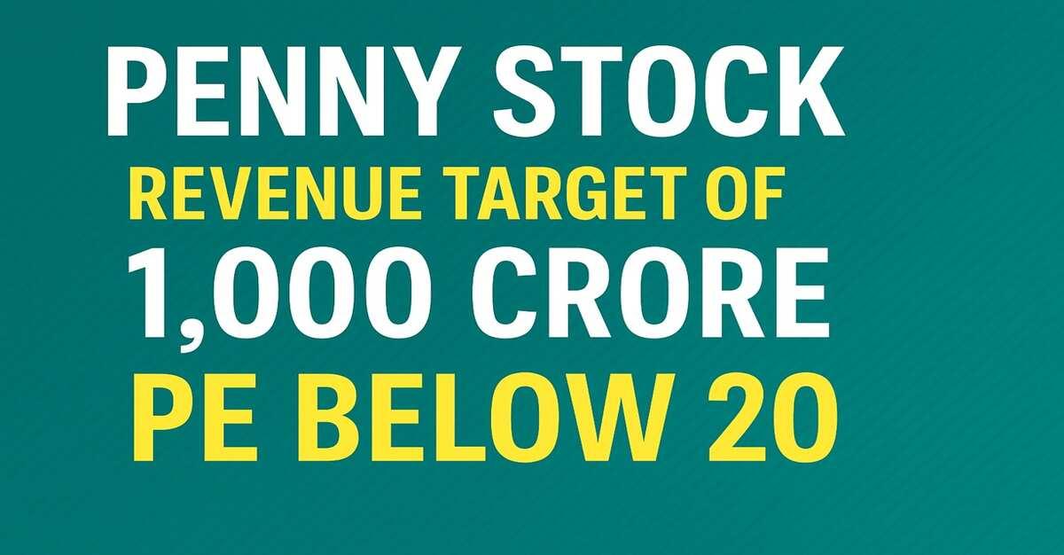 Penny Stock Below Rs 100 Eyes 3x Revenue Growth; Trades at PE Below 20 – Watch Out!