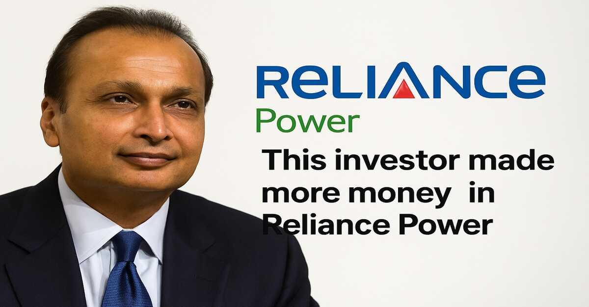 Not Anil Ambani, but This Multibagger Stock Made Rs 139 Crore from Reliance Power — Holds 16.5x More Shares Than Him