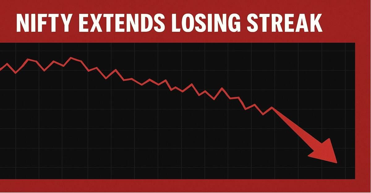 Nifty Extends Losing Streak; Midcap & Small-cap Outperform, SBI Hits Fresh 52-Week High