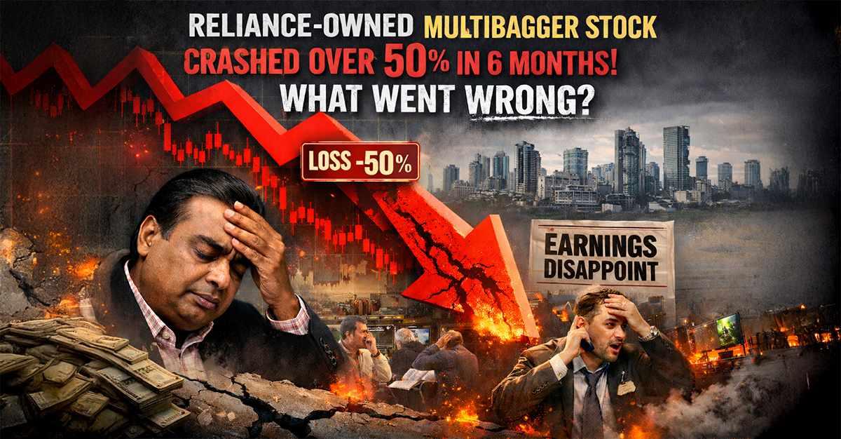 Reliance-owned multibagger stock crashed over 50 per cent in 6 months; What went wrong?