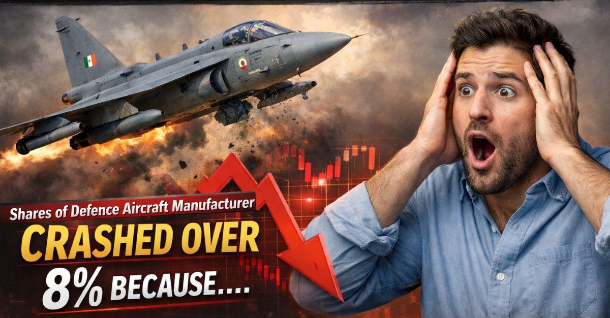 Shares of Defence Aircraft Manufacturer-HAL Crashed Over 8% Because…..