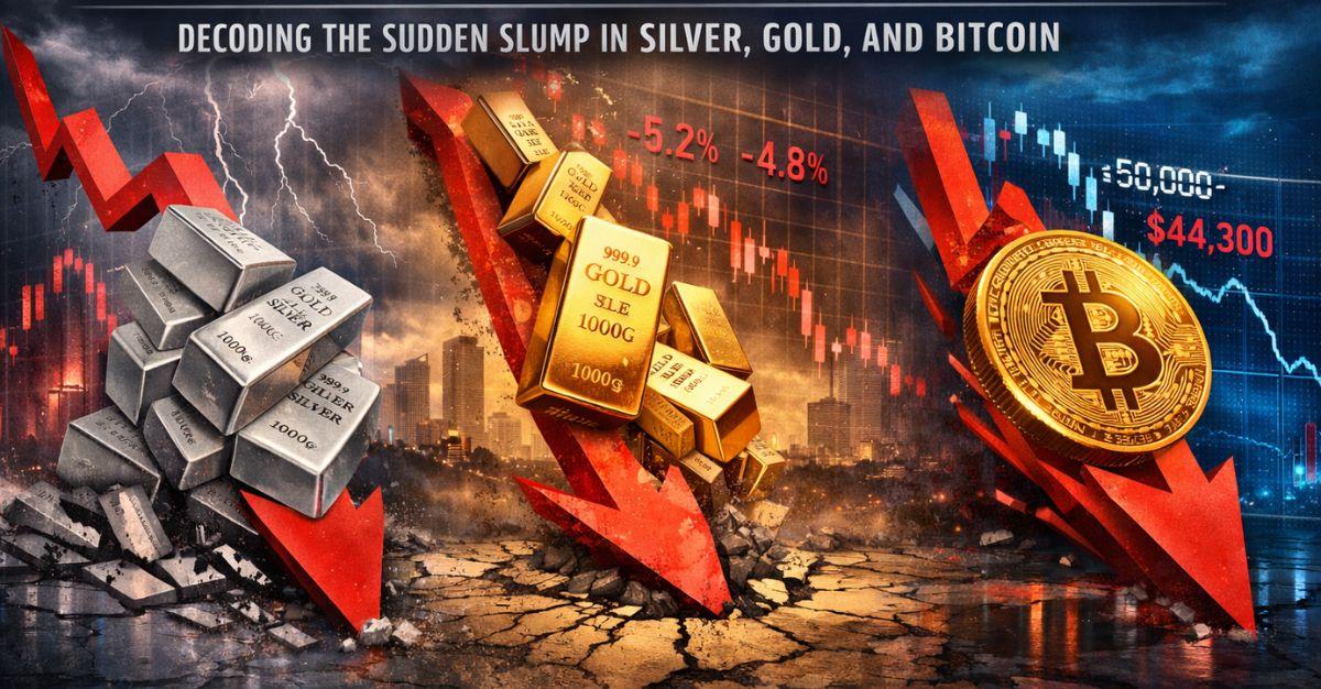 From Record Highs to Reality: Decoding the Sudden Slump in Silver, Gold and Bitcoin