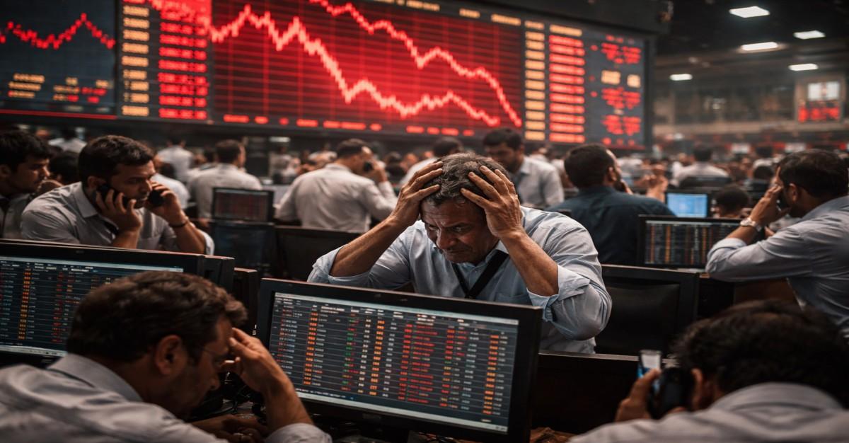 Bloodbath on Dalal Street: Nifty Crashed Over 3%, Sensex Tanked Nearly 2,500 Points; Biggest Single Day Fall in 21-Months