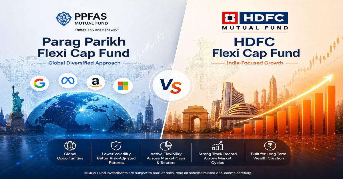 Parag Parikh vs HDFC Flexi Cap: India's Two Largest Flexi Cap Funds, Head to Head