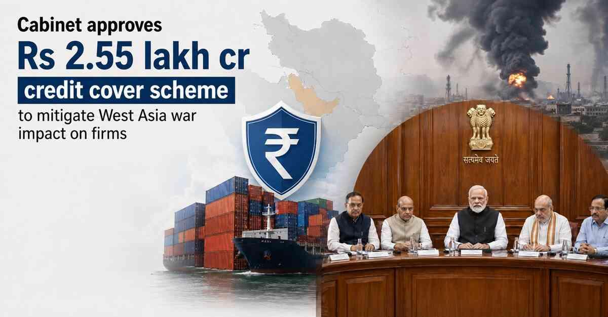 पश्चिम आशिया संकटाच्या पार्श्वभूमीवर मोठा दिलासा: MSMEs, गैर-MSMEs आणि विमान कंपन्यांसाठी 2.55 लाख कोटी रुपयांचा ECLGS
