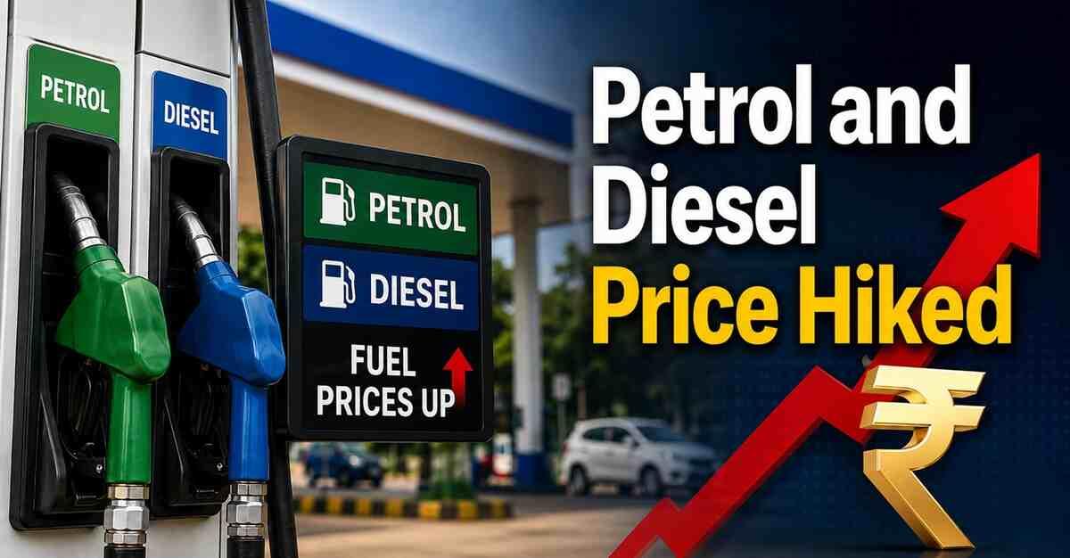 पेट्रोल, डीजल की कीमतों में 3 रुपये प्रति लीटर की बढ़ोतरी; 2022 के बाद पहली बड़ी वृद्धि।