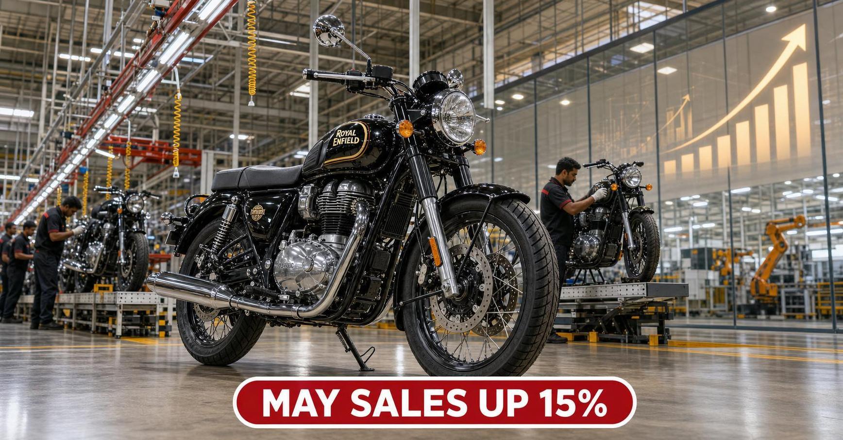 Motorcycle Maker Posts 15 per cent May Sales Growth as Domestic Demand Offsets Export Weakness
