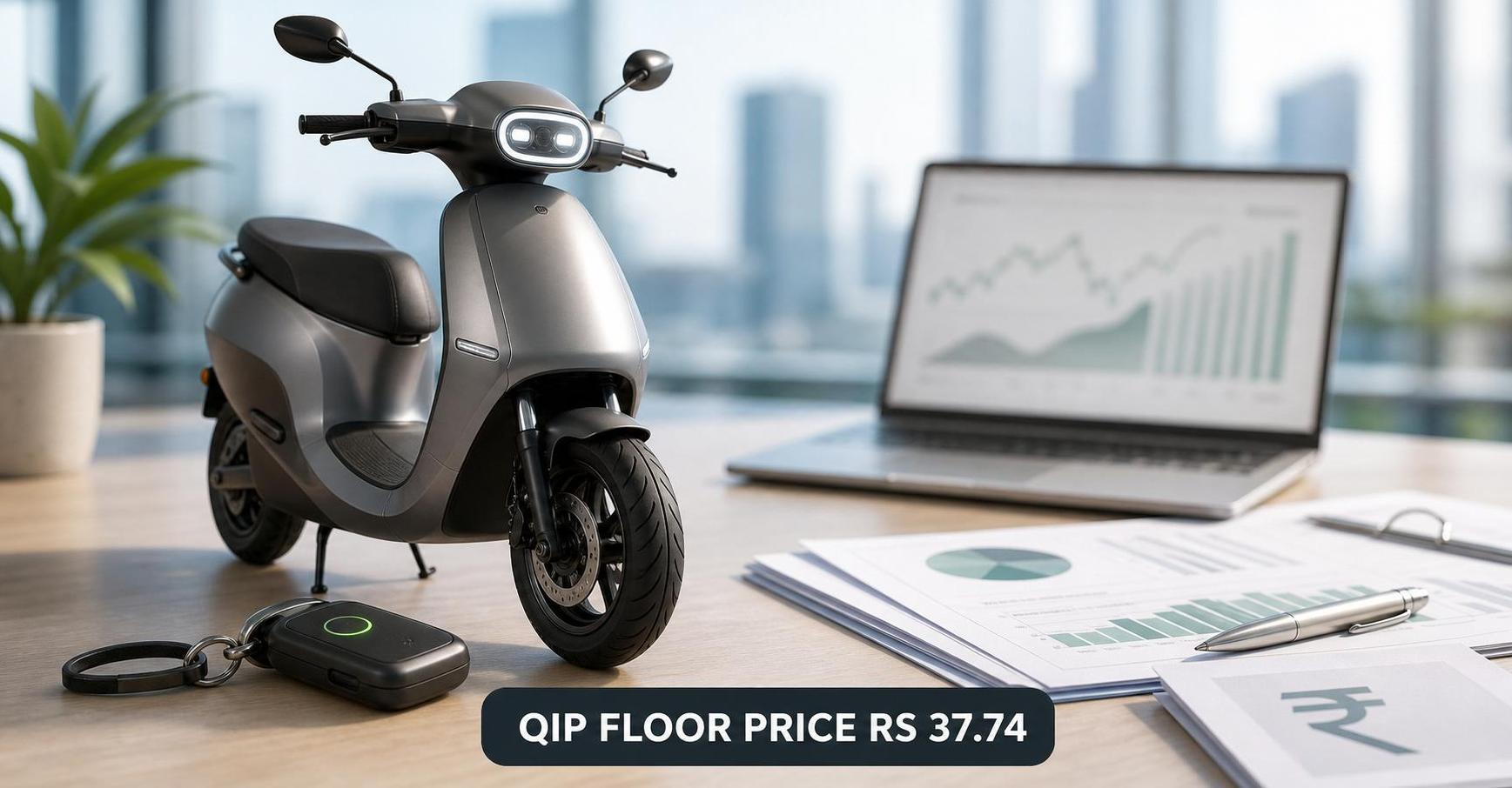 Bhavish Aggarwal-Backed Electric Two-Wheeler Company Opens QIP At Rs 37.74 Floor Price; May Offer Up To 5% Discount