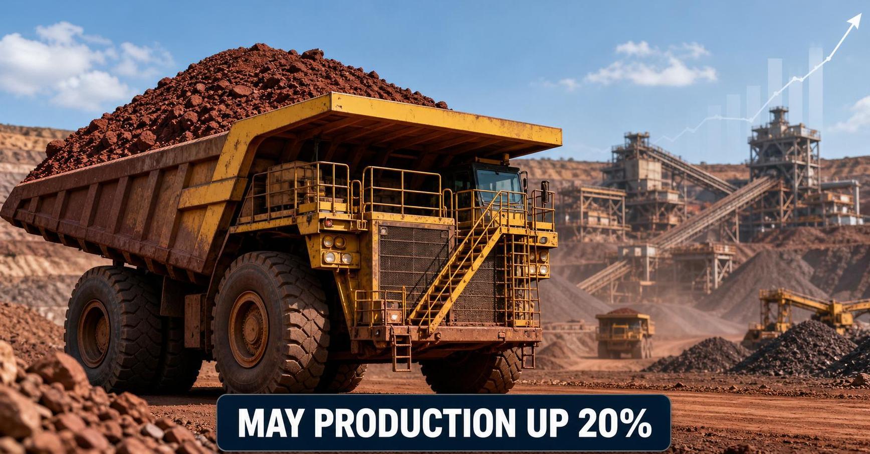 FII Stake Increases: PSU Mining Stock Jumps 5% As Iron Ore Production Rises 20% In May
