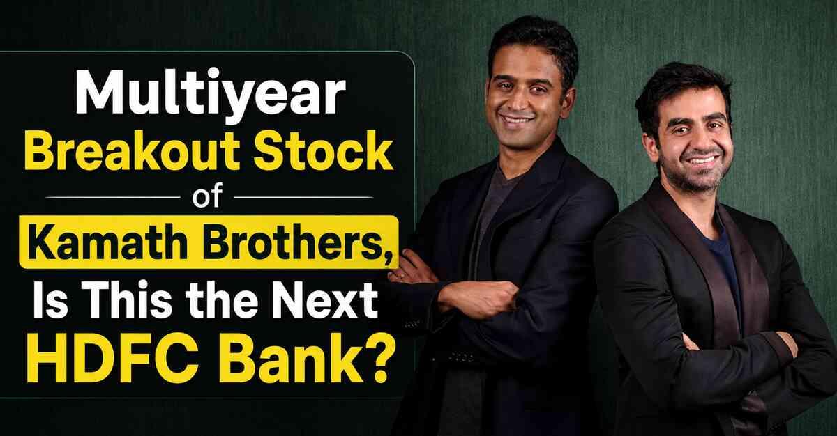 Multiyear Breakout Stock: Zerodha’s Kamath Brothers Hold Stake in This Banking Stock Nearing Key Breakout; Is It the Next HDFC Bank in the Making?