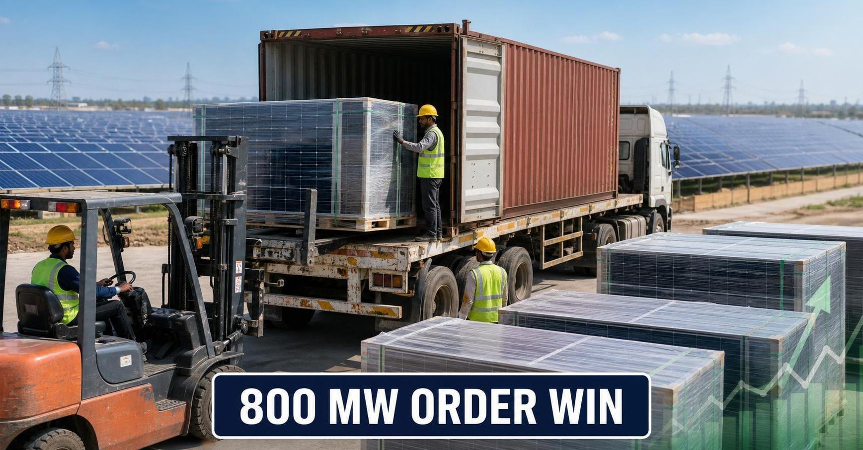 Rs 53,000 Crore Order Book: Multibagger Solar Stock Wins 800 MW Module Supply Order; FII & DII Stakes Increase