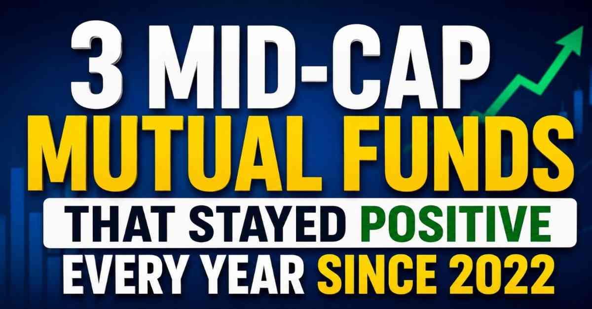 Top Mid-Cap Mutual Funds That Delivered Positive Returns Every Year Since 2022
