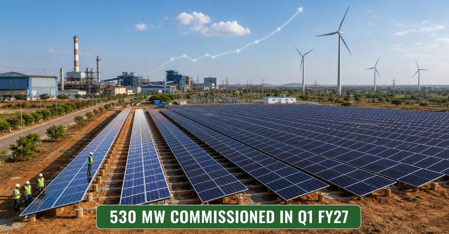 Triple-Digit PE Renewable Energy Company Commissions Record 530 MW Capacity in Q1 FY27; Check Details