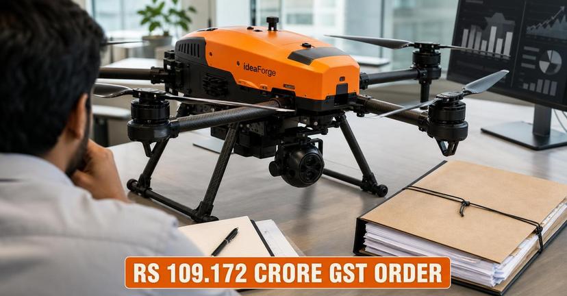 ideaForge Faces Massive Rs 109 Crore GST Shock! Company Set To Fight Demand