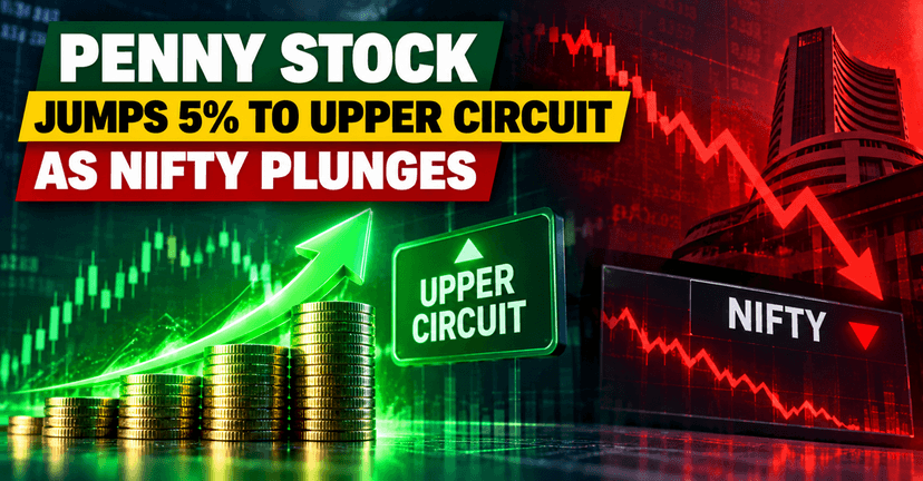 Circuit Crash Course Penny Stock Shares Hit Upper Circuit Amid Nifty Crash