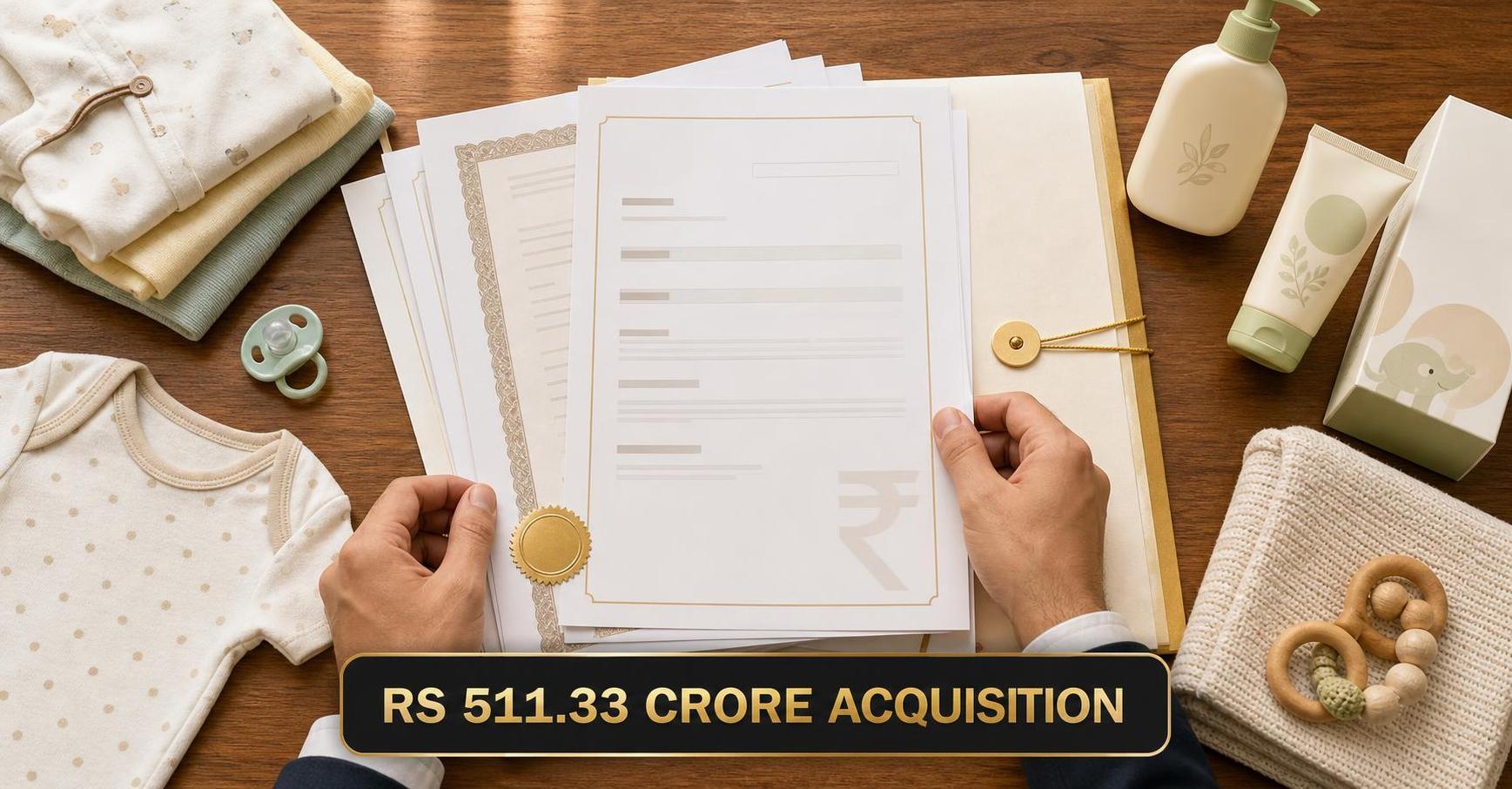 पोपीस बेबी केअर इंडिया प्रमोटर-संबंधित बेबी उत्पादन व्यवसाय संपादनासाठी 511 कोटी रुपयांच्या शेअर-स्वॅप डीलची योजना आखत आहे.
