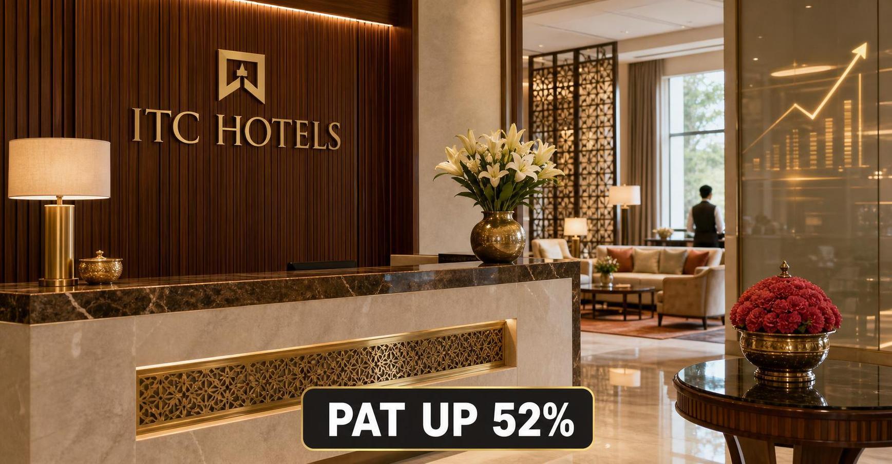 ITC हॉटेल्सच्या शेअरच्या किंमतीत 4% वाढ: गुंतवणूकदारांना Q2 FY27 च्या कमाईबद्दल काय आवडले?