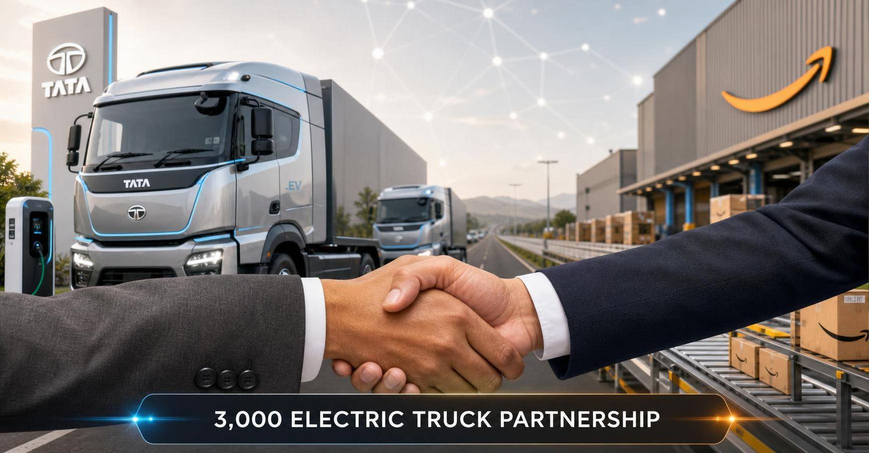 Tata Motors Partners with Amazon to Deploy 3,000 Electric Trucks in ...