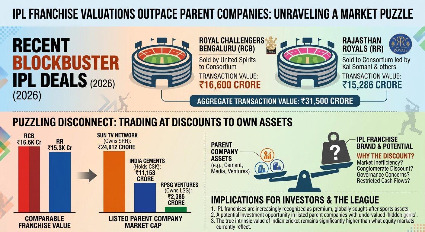 IPL Franchises Are Worth More Than the Companies That Own Them