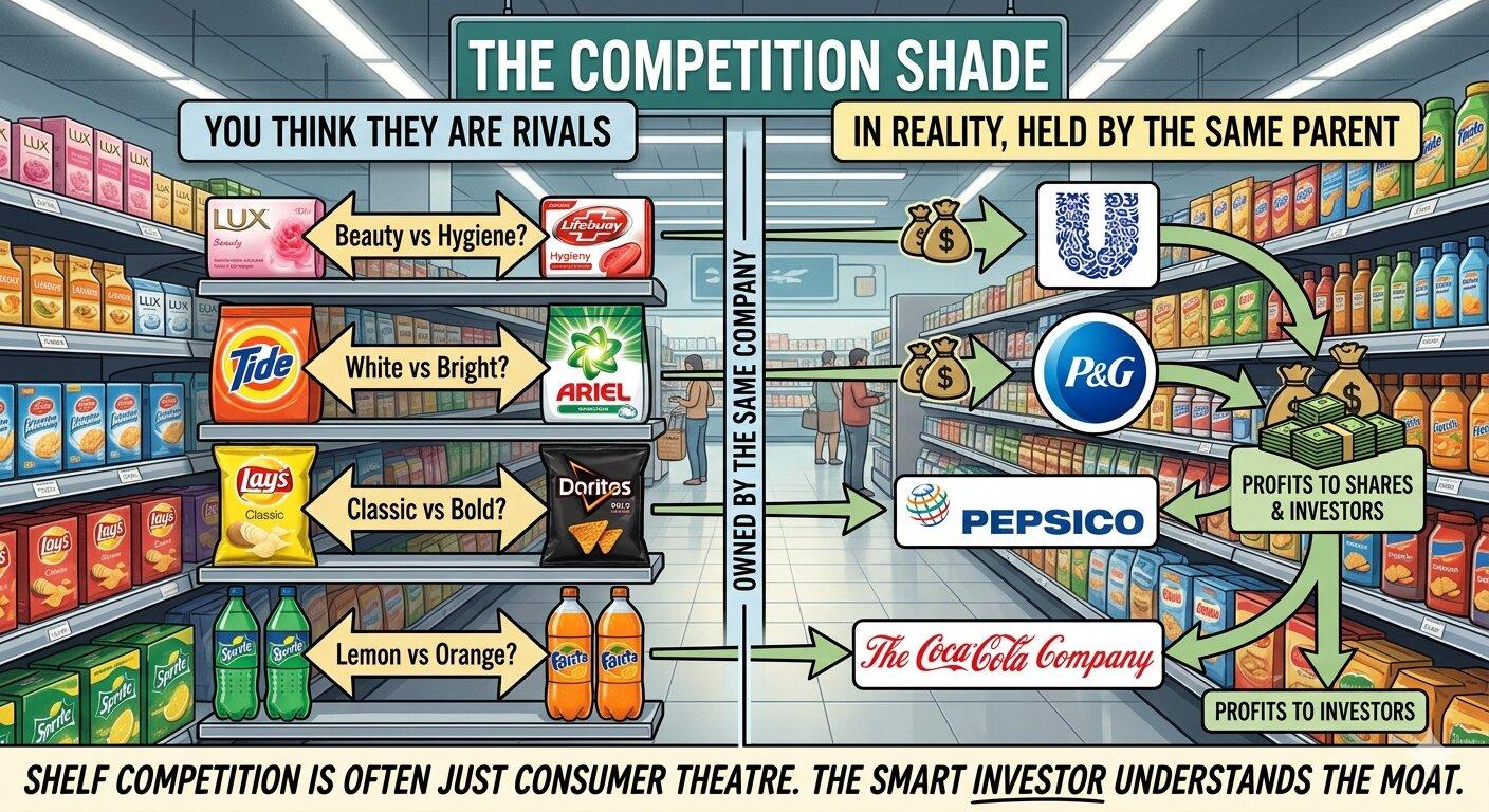 The Brands You Think Are Rivals Are Often Owned by the Same Company