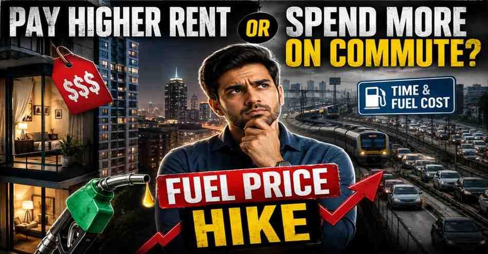 Rent or Commute? Fuel Price Hike Changes the Urban Cost Equation
