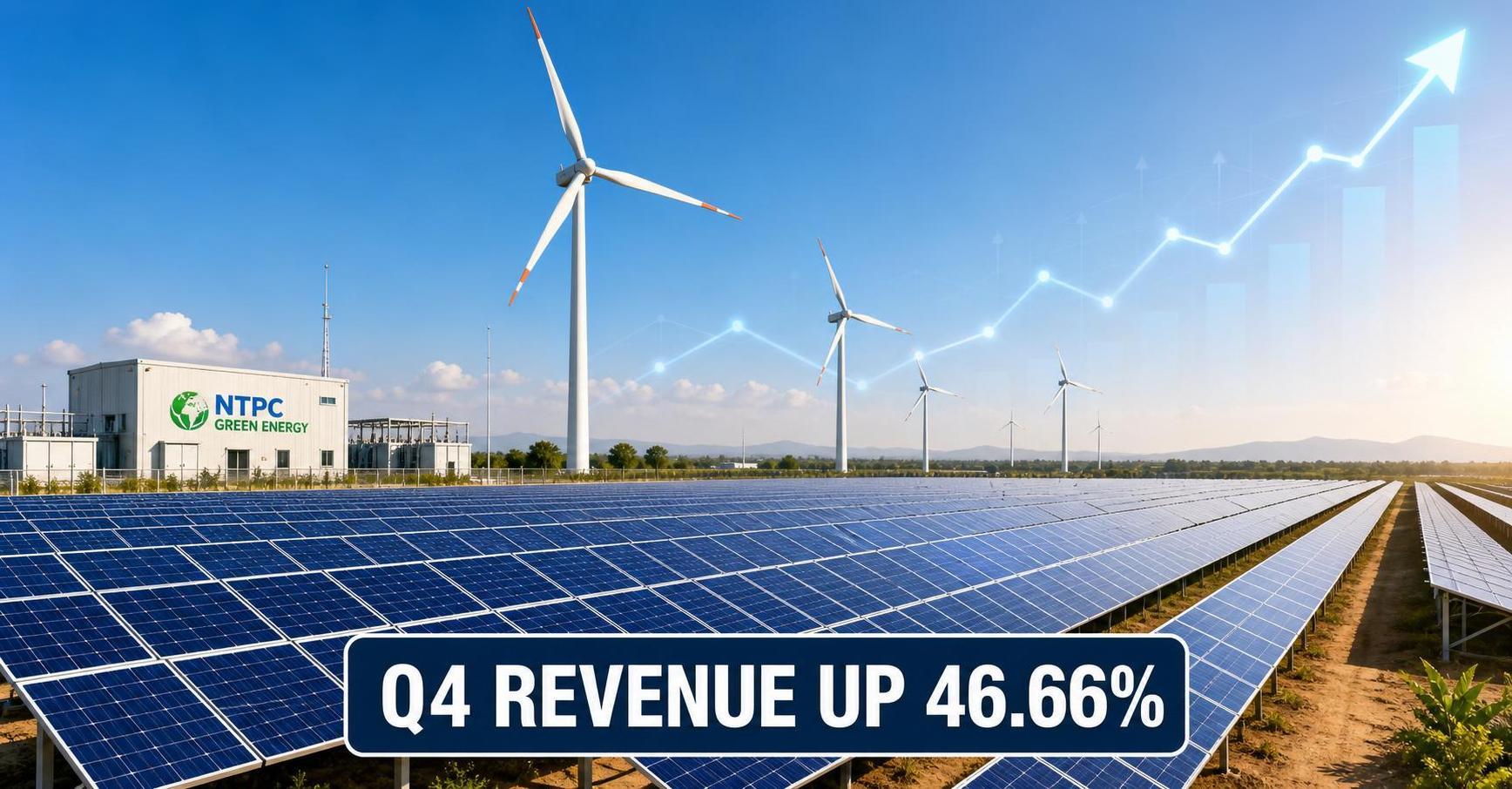 NTPC Green Energy Share Price Falls Over 4% Despite Revenue Jumps to 46.66% For Q4FY26; Announces Rs 5,000 Crore Fund Raising Plan