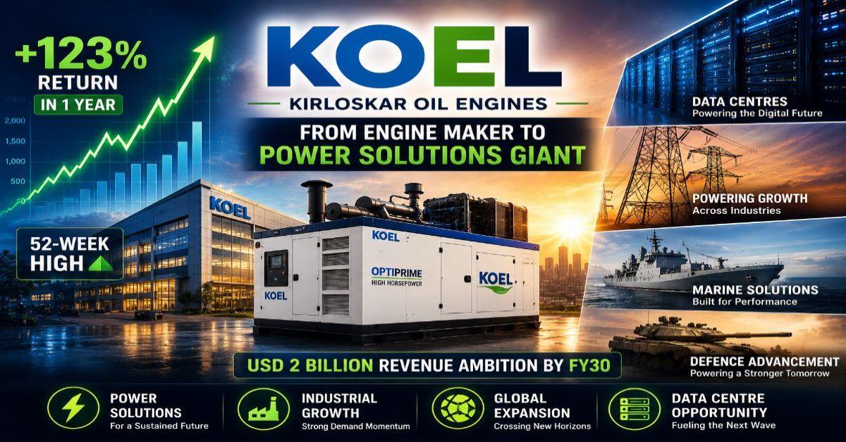 Kirloskar Oil Engines: A 123% Multibagger in One Year and the Growth Story Is Still Evolving