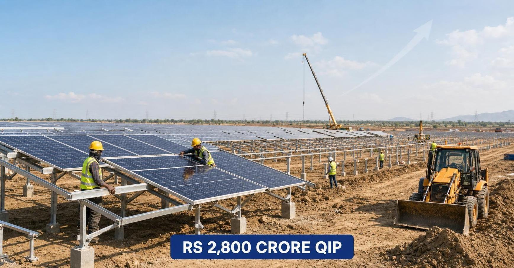 Renewable Energy Company Completes Rs 2,800 Crore QIP; BlackRock, ADIA, SBI MF Among Key Investors