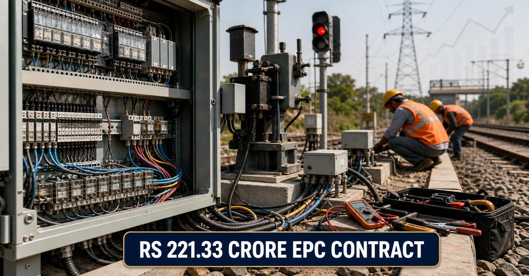 रु 99,262 कोटींची ऑर्डर बुक: नवरत्न पीएसयूला रु 221 कोटींचा रेल्वे पायाभूत सुविधा करार प्राप्त