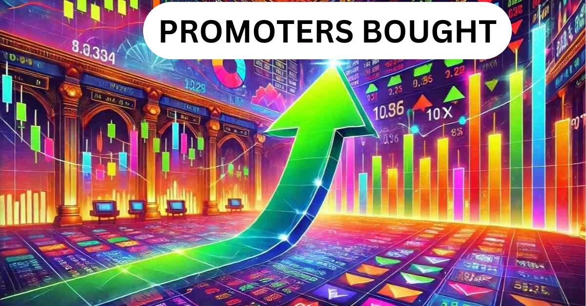 Low PE stock below 150: Promoter Buys 2.33 Lakh Shares, Stake Rises to 66.71%, Stock to Watch Out