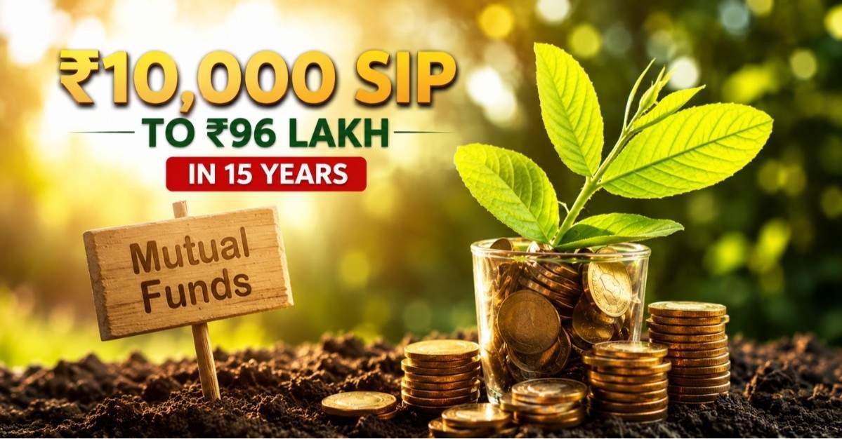 रु 10,000 मासिक SIP 15 वर्षांत 96 लाख रुपये झाले; टॉप 5 इक्विटी फंड्स तपासा