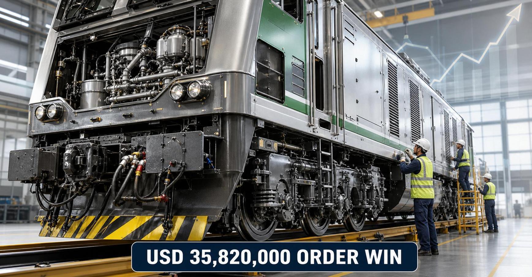 President of India-Backed Railway PSU Company Secures USD 35.82 Million International Locomotive Order; Share Price Jumps 7%