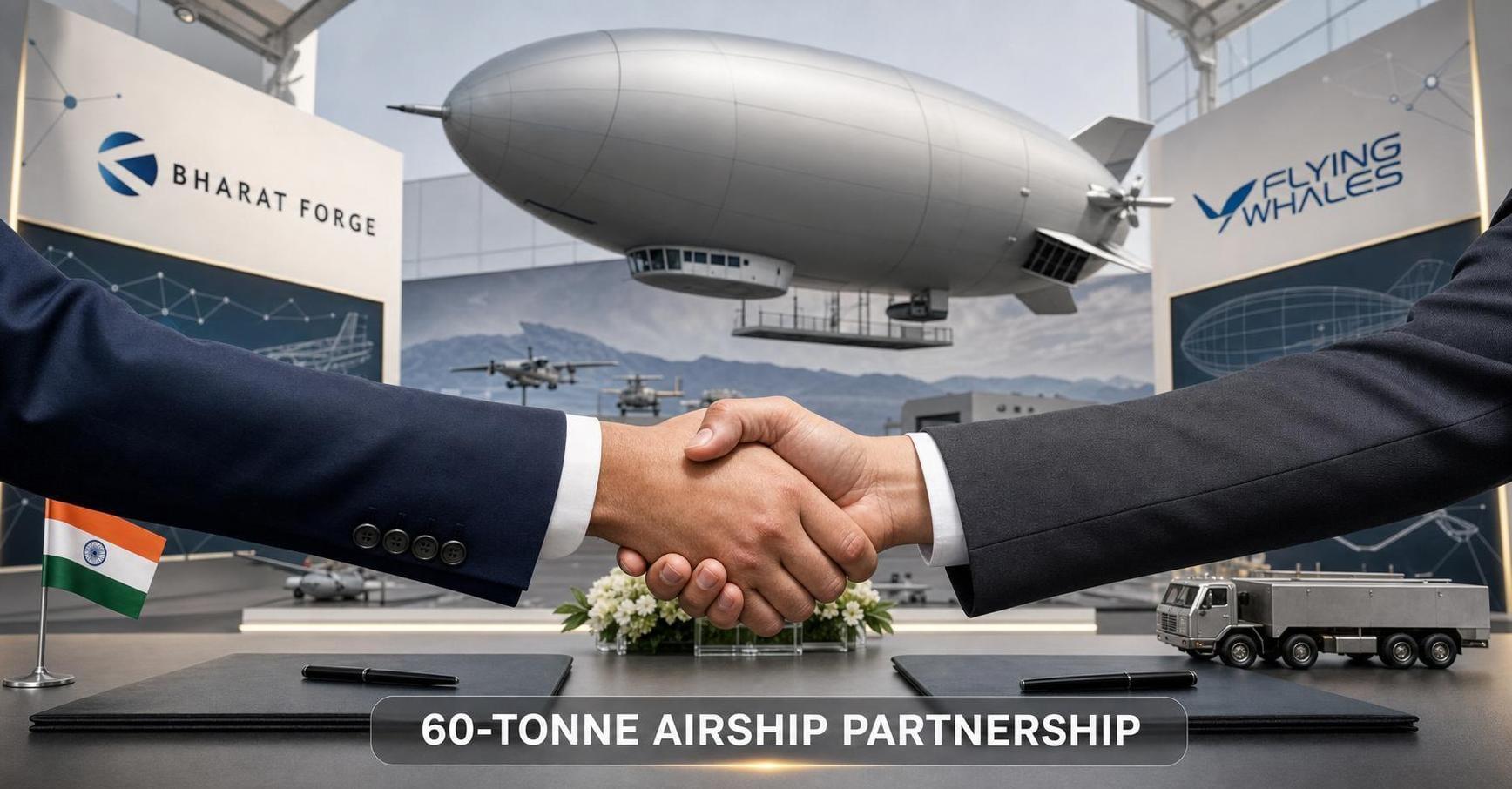 Kalyani Group Aerospace & Defence Company Signs Strategic MoU with FLYING WHALES to Develop Heavy-Lift Airships in India; Share Price Near 52-Week High
