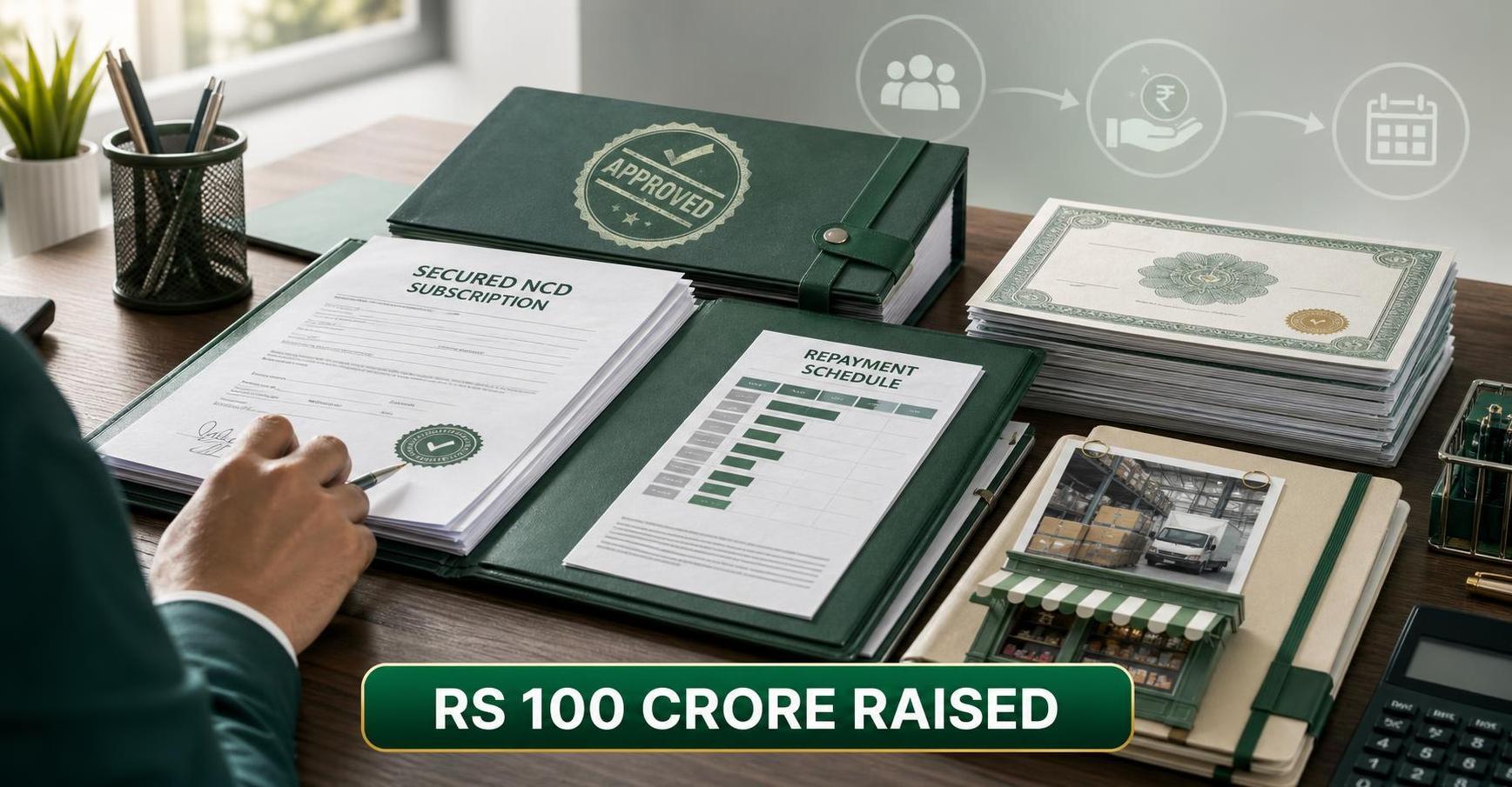 NBFC Stock Raises Rs 100 Crore Through NCD Issue; Strengthens Lending Capacity