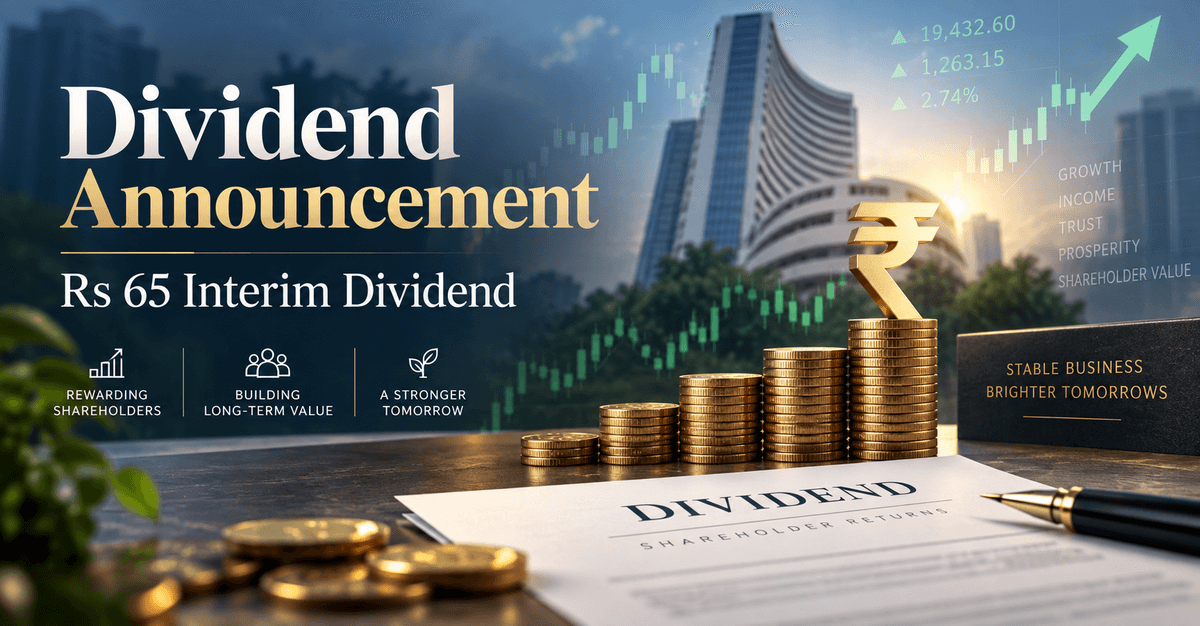 650% Dividend Alert: This Bajaj Group Stock Announces Record Date