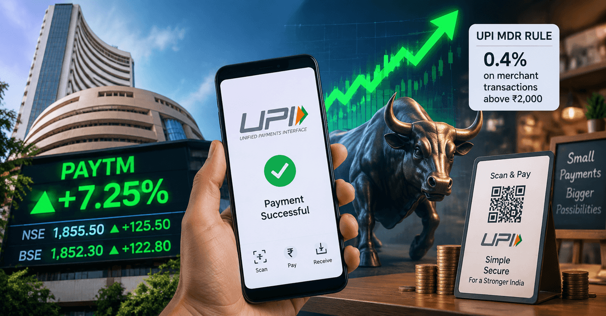 Paytm Shares Surge 7% After UPI Rule Change: Big Money Opportunity Ahead?