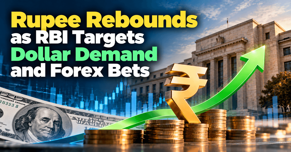 Rupee Surges After RBI Steps In to Curb Dollar Pressure