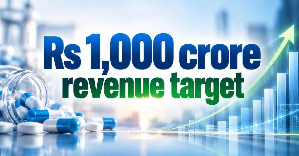 Net-Debt-Free Pharma Stock Targets Rs 1,000 Crore Revenue in Three Years, Aims for 15–18% Annual Growth