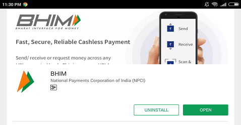 Minister of IT says Rs 1,500 crore transacted on BHIM app 